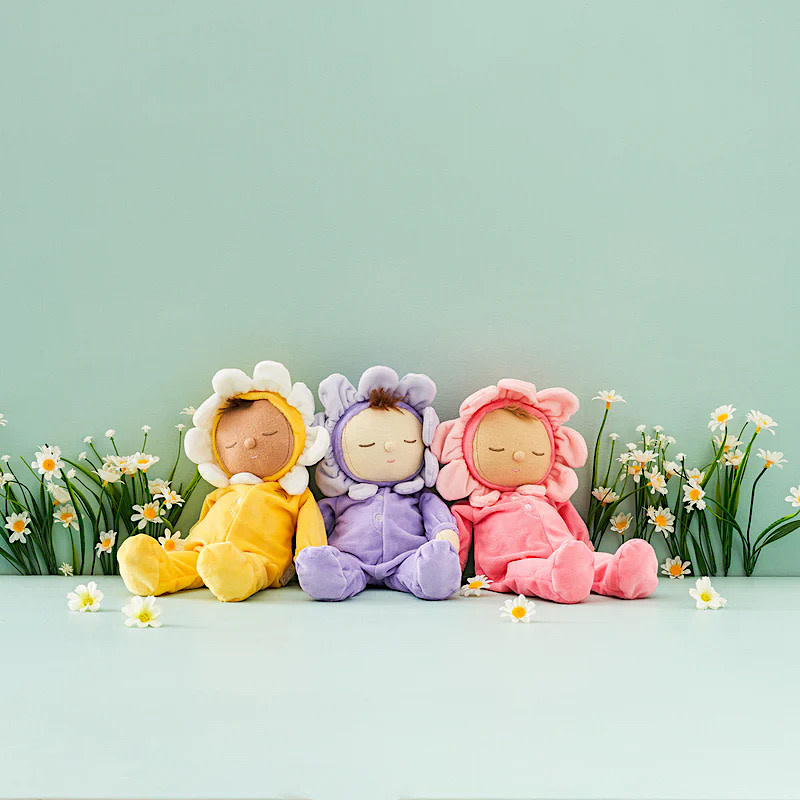 Olli Ella Petal Dozy Dinkum Doll - Pickle - Lavender