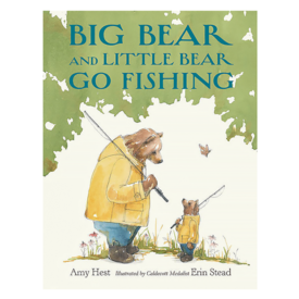 Neal Porter Books Big Bear and Little Bear Go Fishing Hardcover