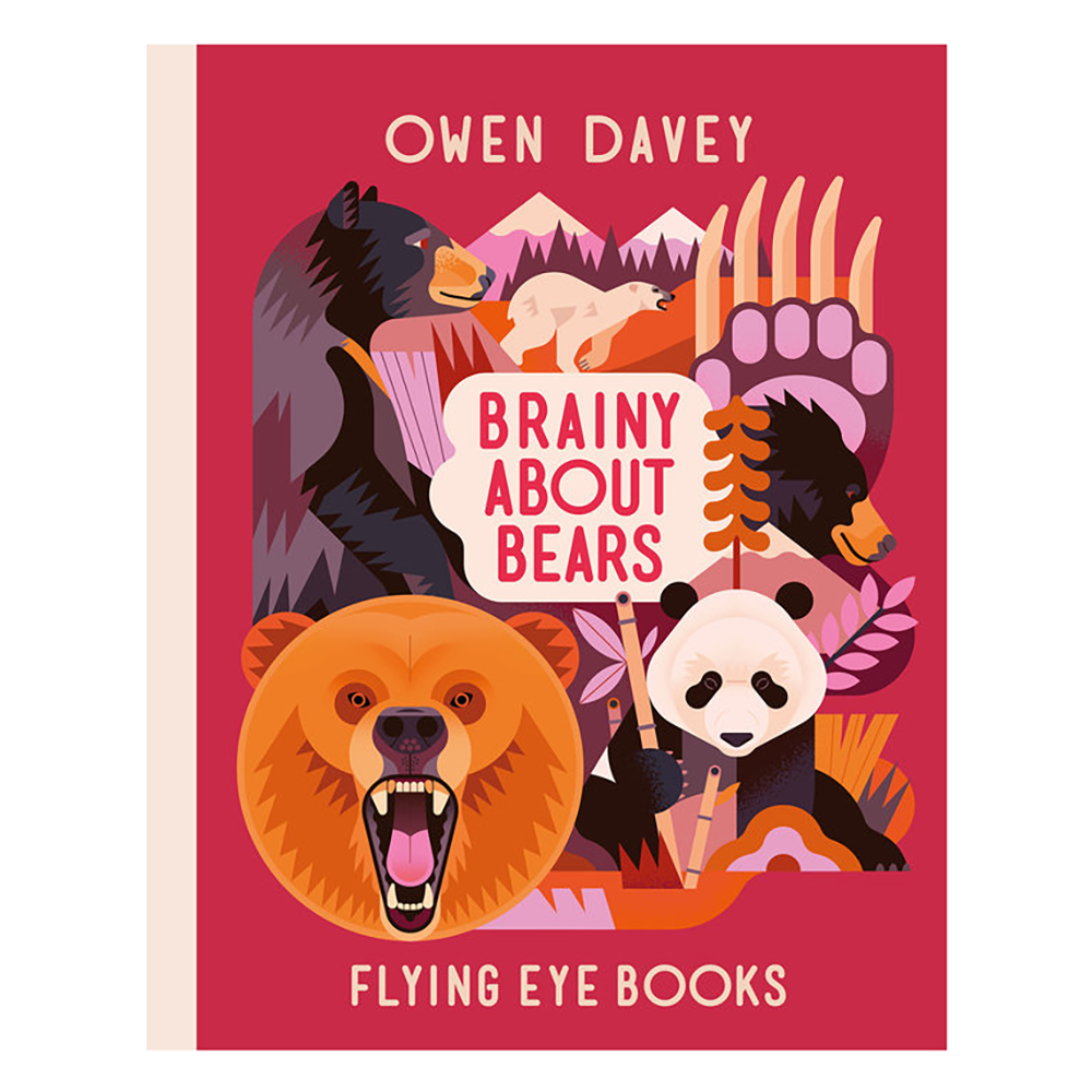 Flying Eye Books Brainy About Bears Hardcover Book
