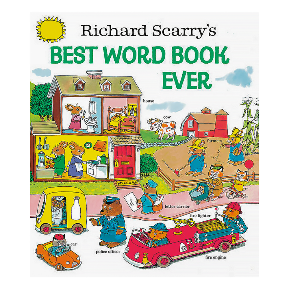 Richard Scarry's Best Word Book Ever Hardcover Book