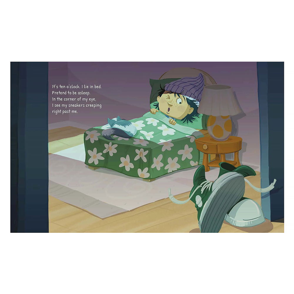 Where Do My Sneakers Go at Night? Hardcover Book