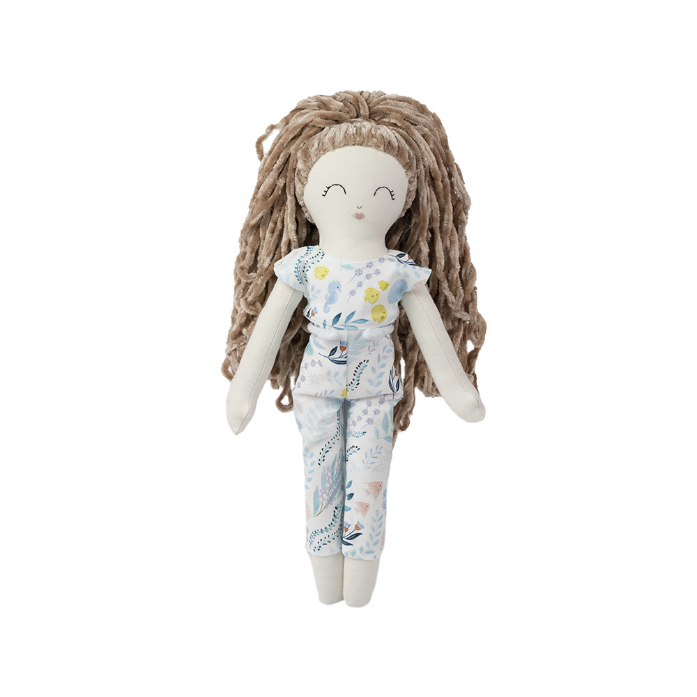 The Linnea Co. The Linnea Co. Hazel Doll Light Brown Hair - Upstream Jumper