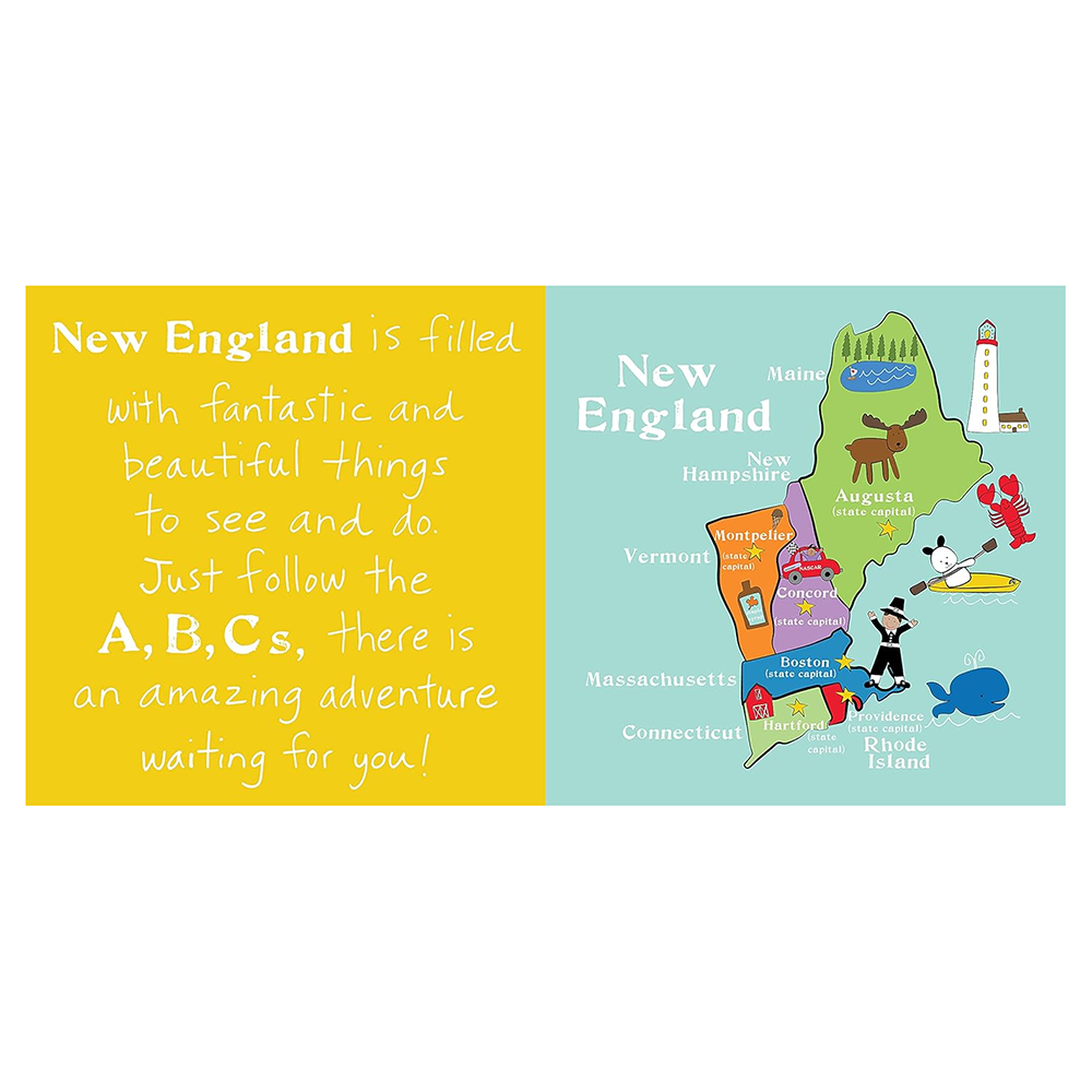 Abcs of New England Board Book