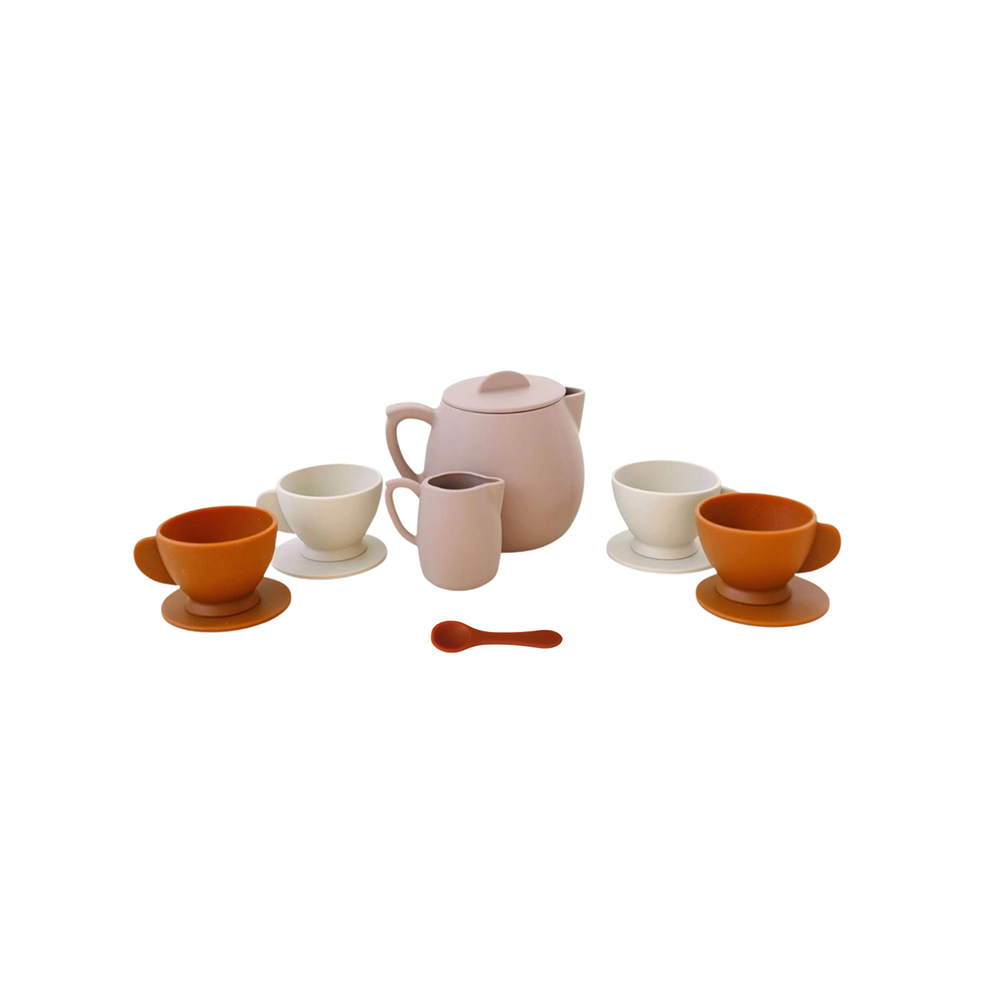 Marlowe & Co Marlowe & Co. - Silicone Tea Set - Botanical Rose