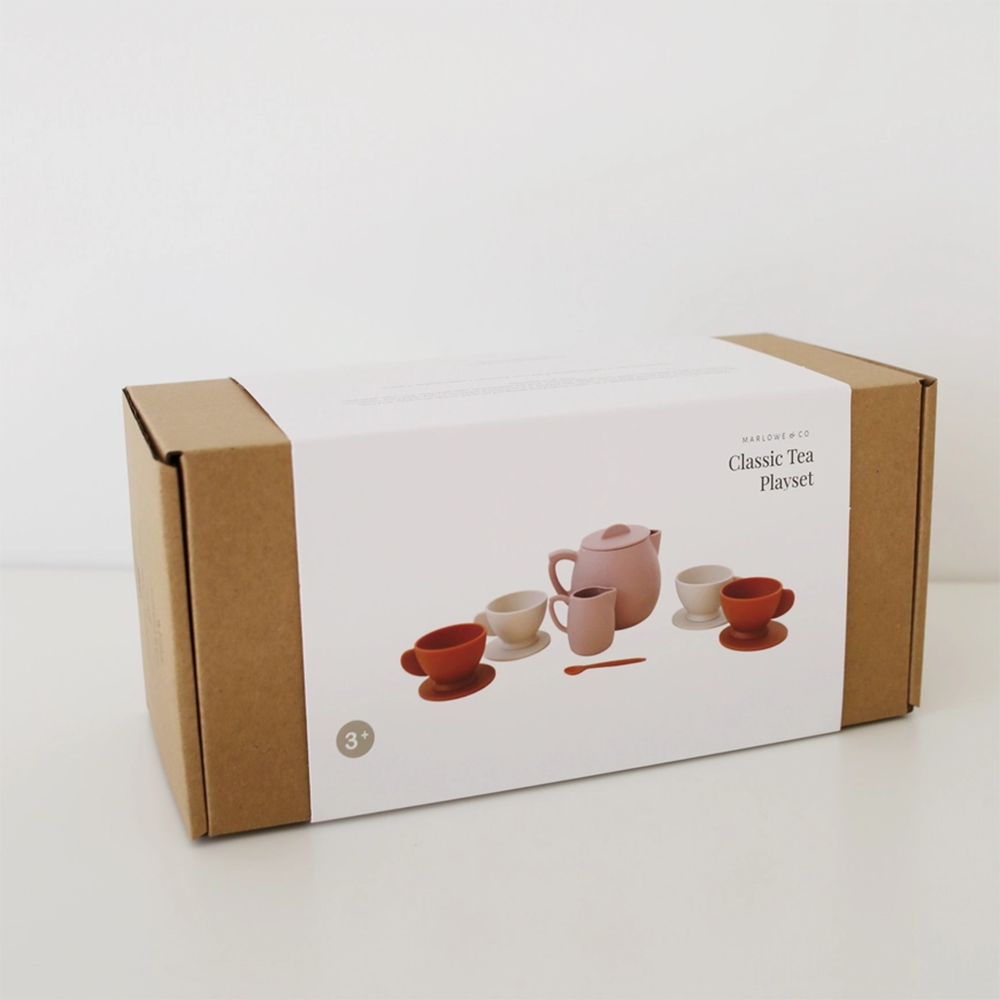 Marlowe & Co. - Silicone Tea Set - Botanical Rose