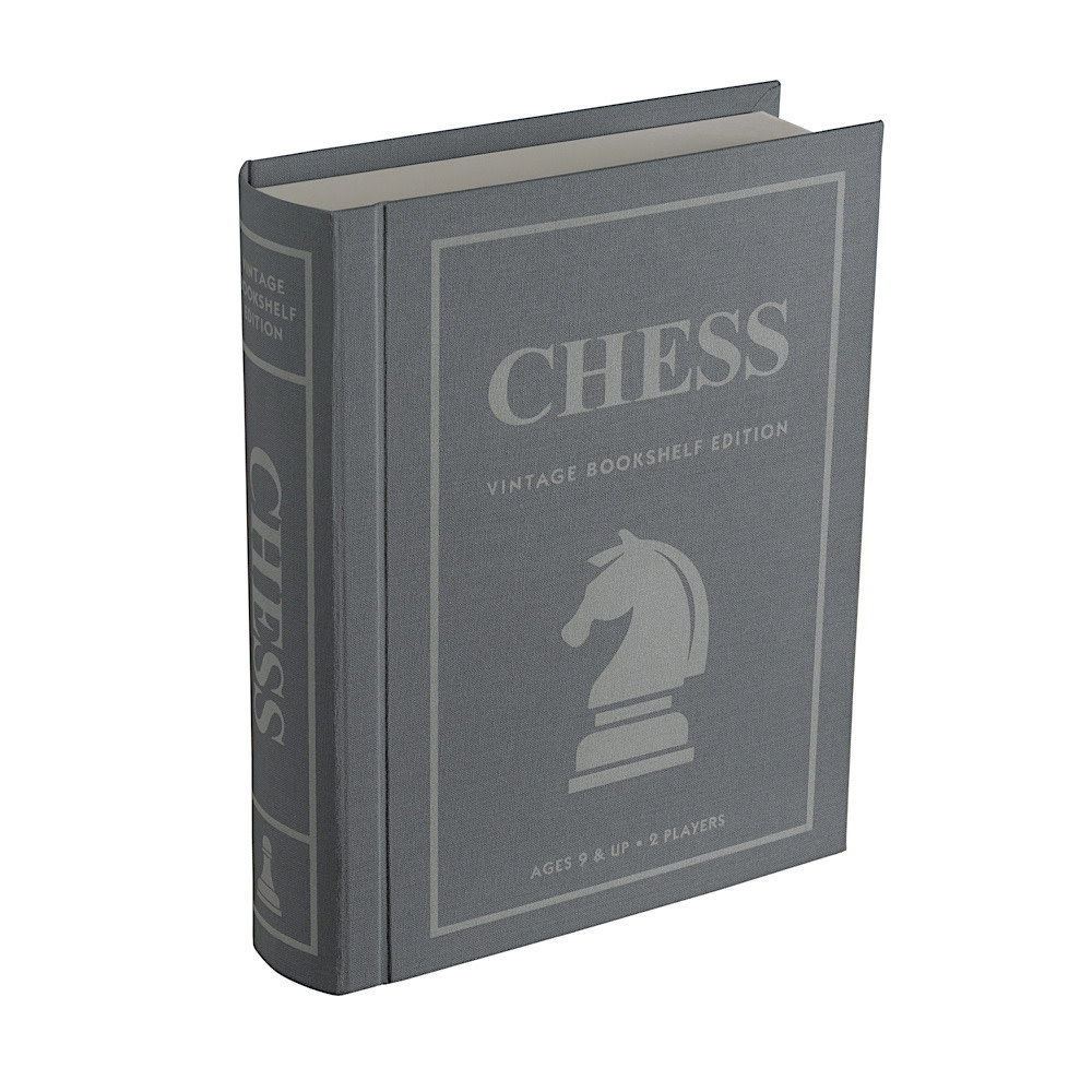 WS Game Company Chess - Vintage Bookshelf Edition