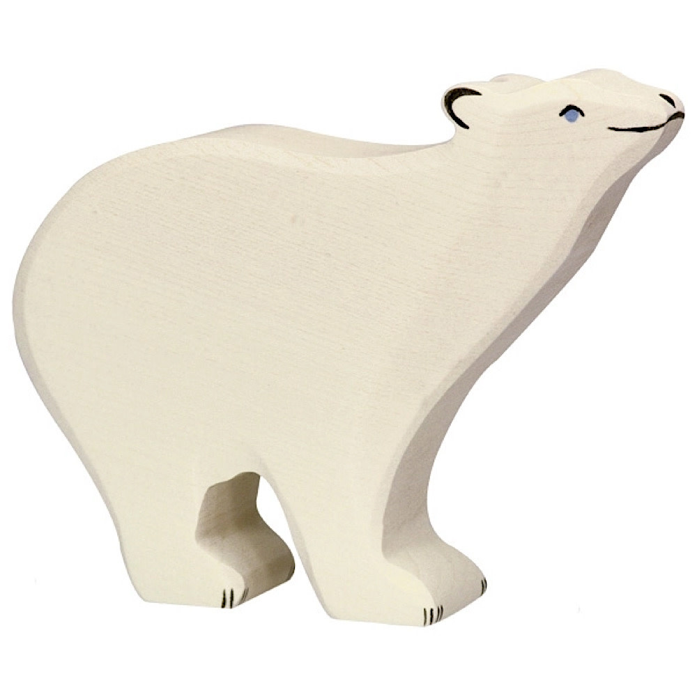 Holztiger - Wooden Polar Bear