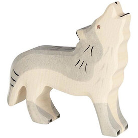 Goki America Wooden Wolf Howling