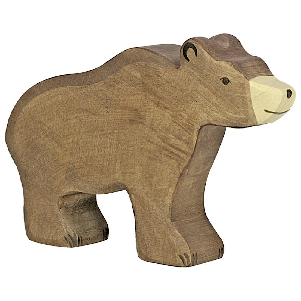 Holztiger - Wooden Brown Bear