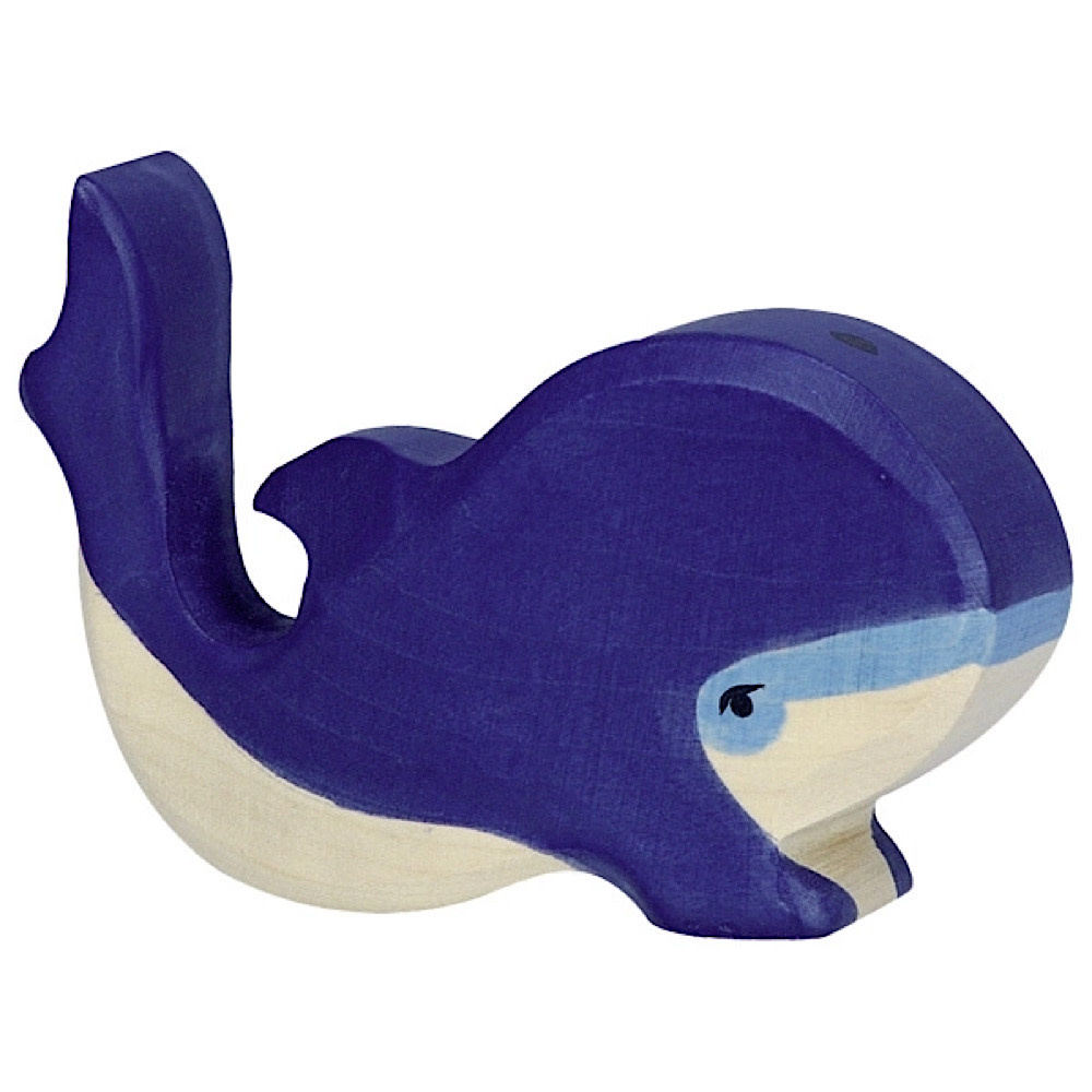 Holztiger - Wooden Blue Whale - Small