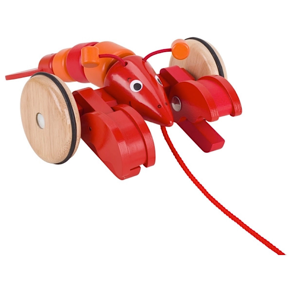 Goki - Pull-Along Animal Lobster