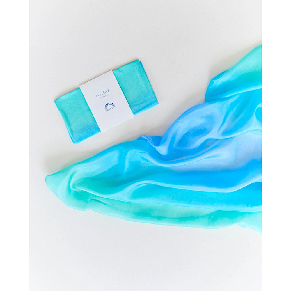 Sarah's Silks Enchanted Playsilk - Sea