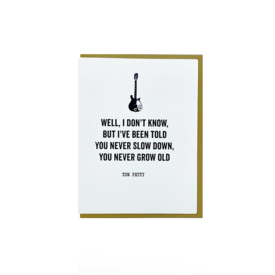 Big Wheel Press Big Wheel Press - Tom Petty Card
