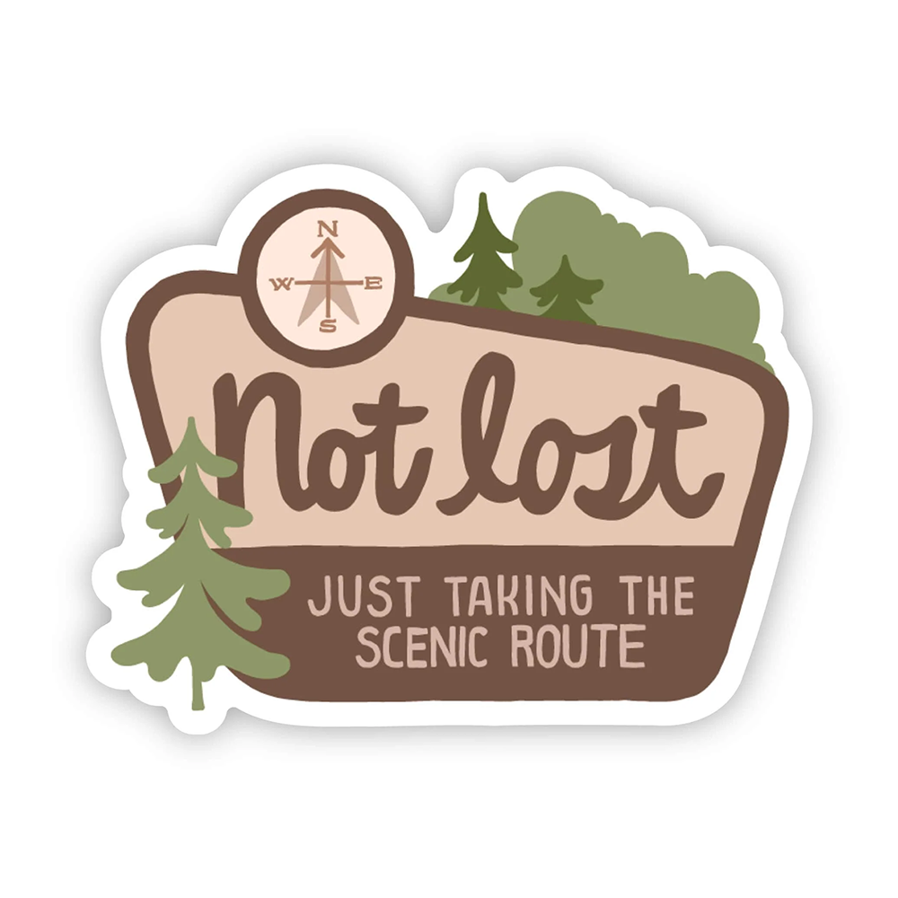 Big Moods Big Moods Sticker - Not Lost