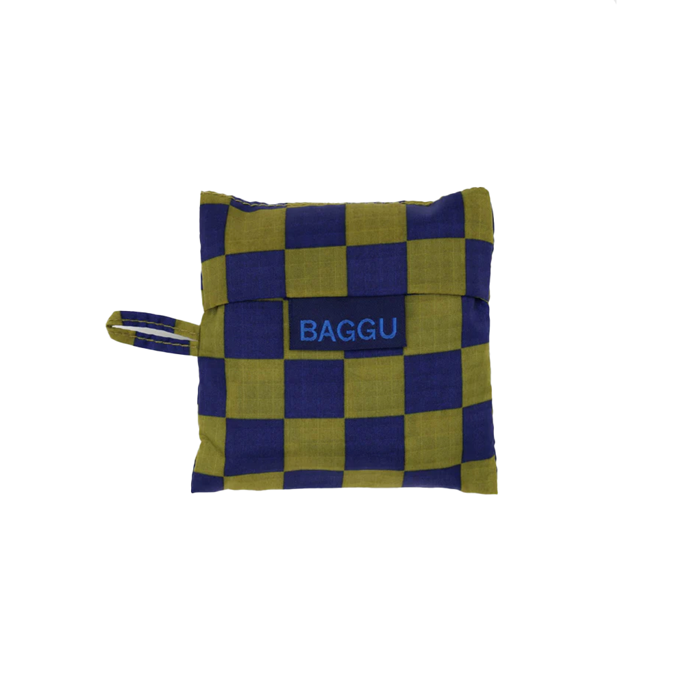 Baggu Baby - Pear + Navy Check