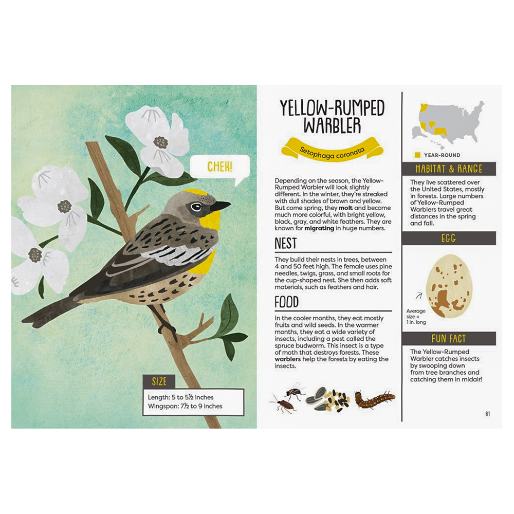 Kids Guide To Backyard Birds Paperback Book