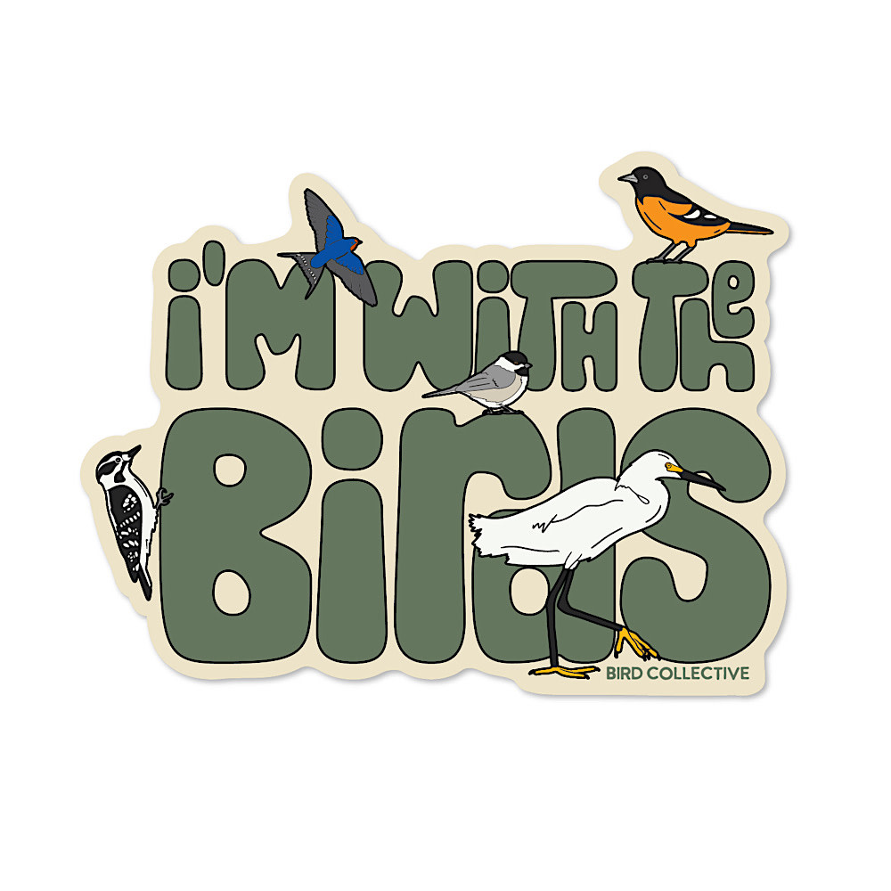 Bird Collective Bird Collective Sticker - I'm With The Birds