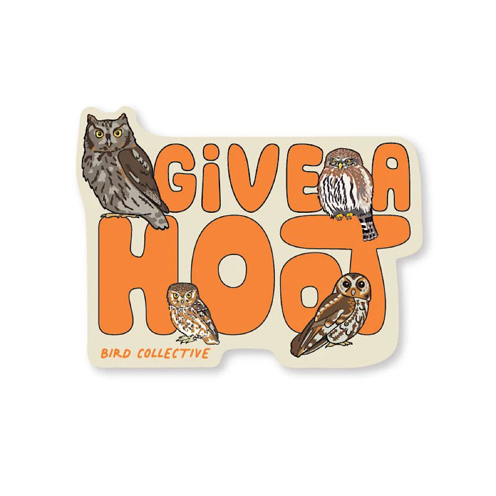Bird Collective Bird Collective Sticker - Give A Hoot Owl