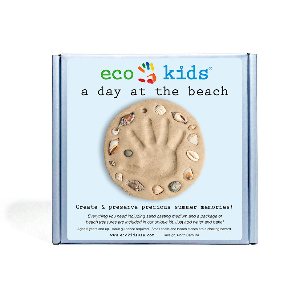 Eco Kids - A Day At The Beach Hand Print Kit