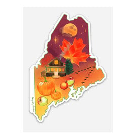 Gray Day Studio Gray Day Studio - Sticker - Autumn in Maine