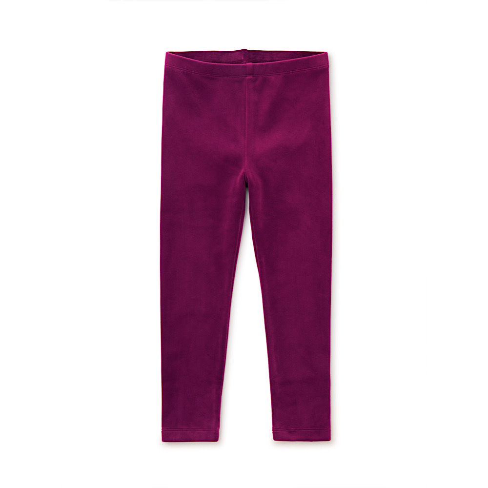 Tea Collection Velour Leggings - Cosmic Berry