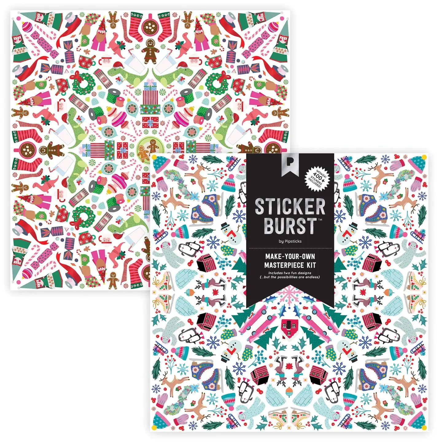 Pipsticks Pipsticks Sticker Burst Kit - Holly Jolly