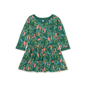 Tea Collection Tea Collection Printed Pocket Play Dress - Date Palm Floral