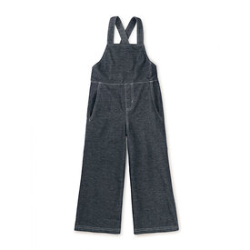 Tea Collection Tea Collection Wide Leg Denim-Like Overall - Indigo