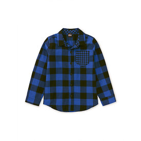 Tea Collection Tea Collection Double Weave Plaid Button Up - Bursa Plaid