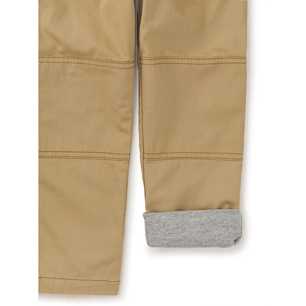 Tea Collection Cozy Does It Lined Pants - Dune Grass