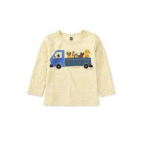 Tea Collection Tea Collection Animal Truck Baby Graphic Tee - Hay