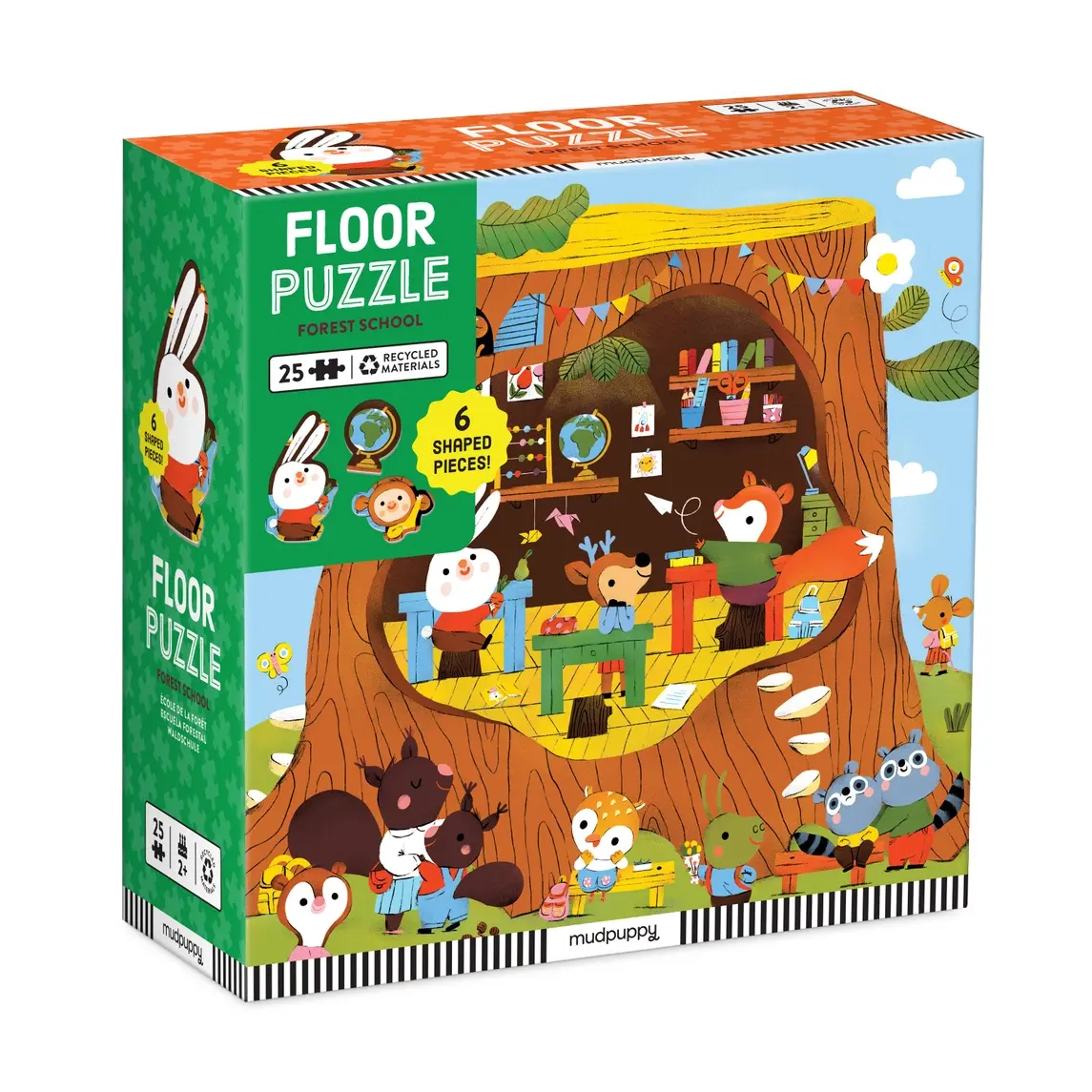 Chronicle 25 Piece Floor Puzzle - Forest School