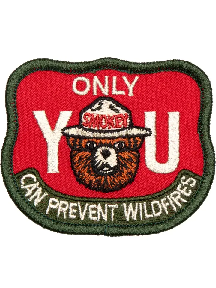 The Landmark Project The Landmark Project - Embroidered Patch - Smokey Only You Can Prevent Wildfires