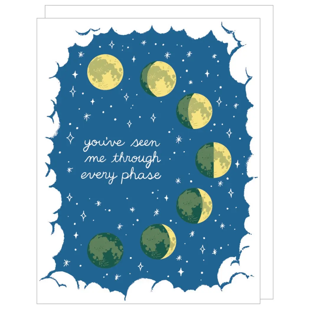 Smudge Ink Smudge Ink - Moon Phases Card