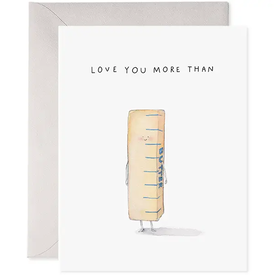 E Frances Paper E. Frances - Love You More Than Butter Card