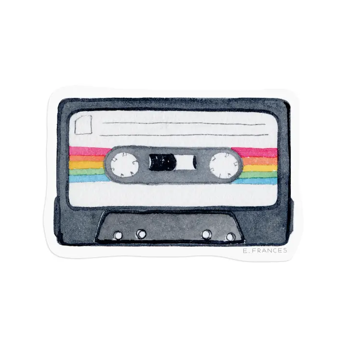 E Frances Paper E. Frances Sticker - Mix Tape