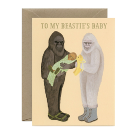 Yeppie Paper Yeppie Paper - To My Beastie's Baby Card