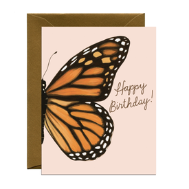 Yeppie Paper Yeppie Paper - Happy Birthday Monarch Card