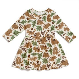 Winter Water Factory Winter Water Factory Calgary Dress - Chipmunks Brown