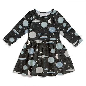 Winter Water Factory Winter Water Factory Calgary Dress - Space Charcoal