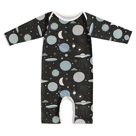 Winter Water Factory Winter Water Factory Long Sleeve Romper - Space Charcoal