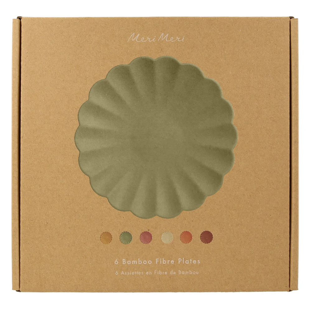 Meri Meri - Earthy Reusable Plates - Small