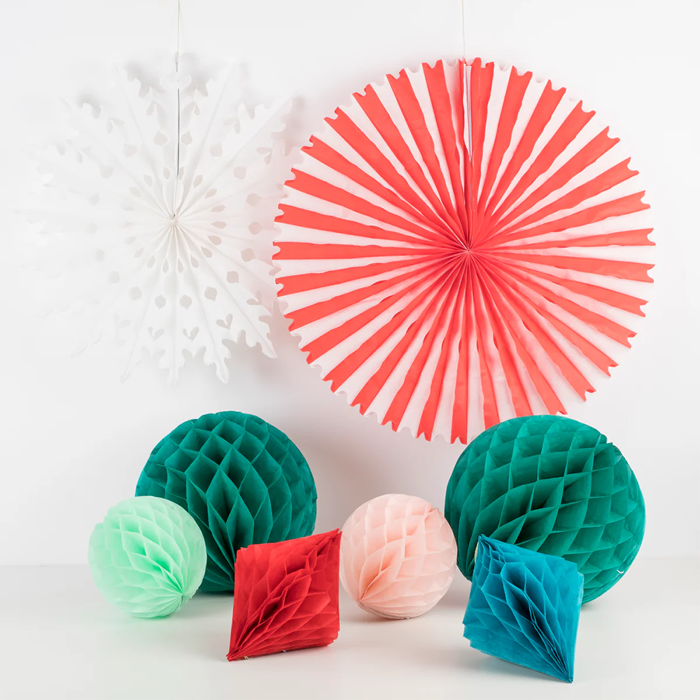 Meri Meri - Christmas Honeycomb Decoration Kit
