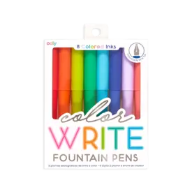 Ooly Ooly - Color Write Fountain Pens - Set of 8