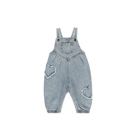 Rylee + Cru Rylee + Cru Vintage Overall - Light Washed Denim