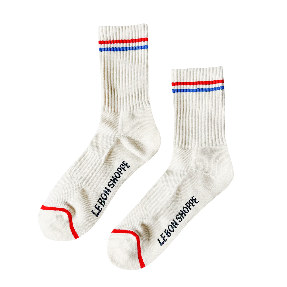 Le Bon Shoppe Boyfriend Socks - Milk