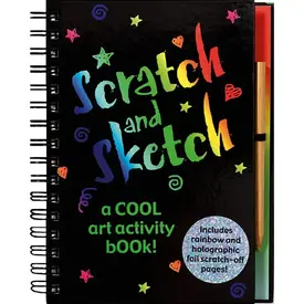 Peter Pauper Scratch and Sketch Activity Book