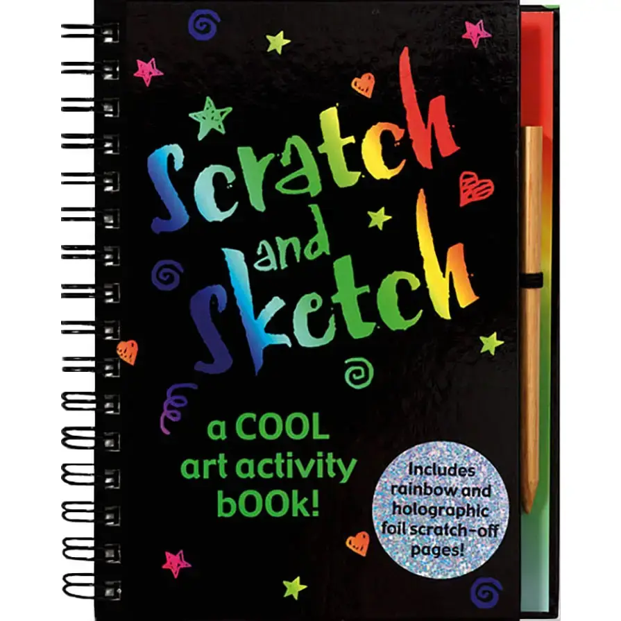 Peter Pauper Scratch and Sketch Activity Book