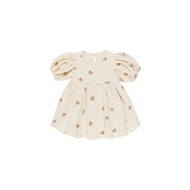 Quincy Mae Quincy Mae Waffle Babydoll Dress - Pumpkins