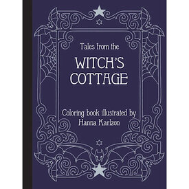 Gibbs Smith Tales From The Witch's Cottage Coloring Book